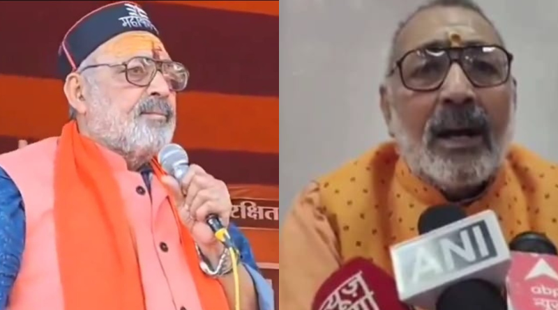 Giriraj Singh targets Tejashwi Yadav: ‘Politically robbed by Rahul Gandhi’.