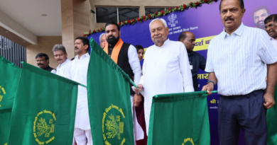 Nitish Kumar launches a science exhibition bus and inaugurates multiple science and education initiatives in Patna.