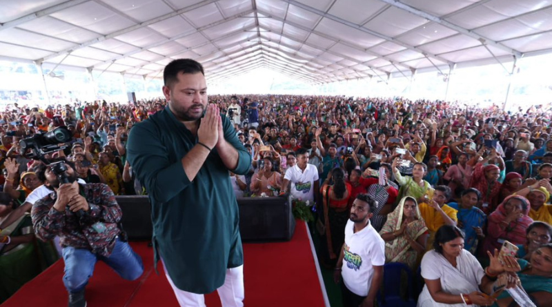 Tejashwi Yadav criticized PM Modi’s 10,000 women scheme and defended his sister Rohini Acharya.