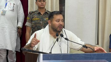 Tejashwi Yadav criticized the Nitish Kumar-led double-engine government over the caste survey: