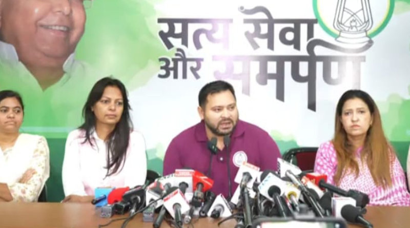 Tejashwi Yadav promises permanent jobs for contractual workers and Jivika Didis if voted to power.
