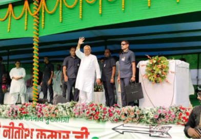 Nitish Kumar highlighted development achievement of his government during the Phulwarisharif rally.