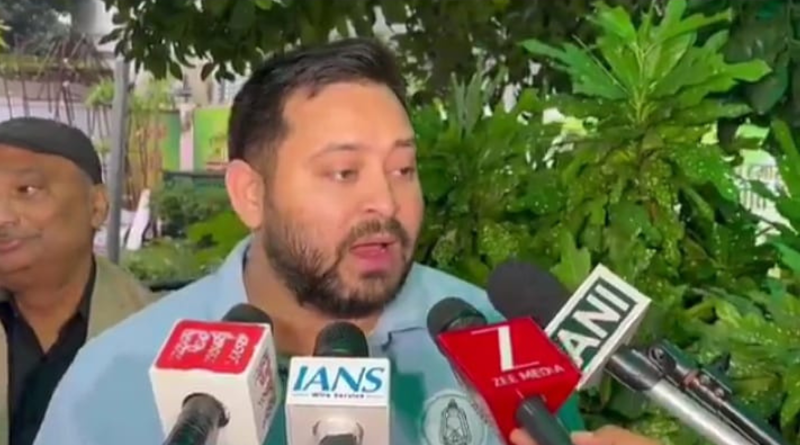 Tejashwi Yadav alleged the BJP is anti-Dalit, wanting to exclude them from the electoral process.