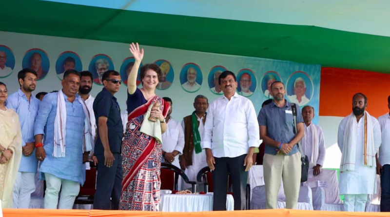 Priyanka Gandhi took a swipe at PM Modi over Nitish Kumar’s avoiding his rallies.