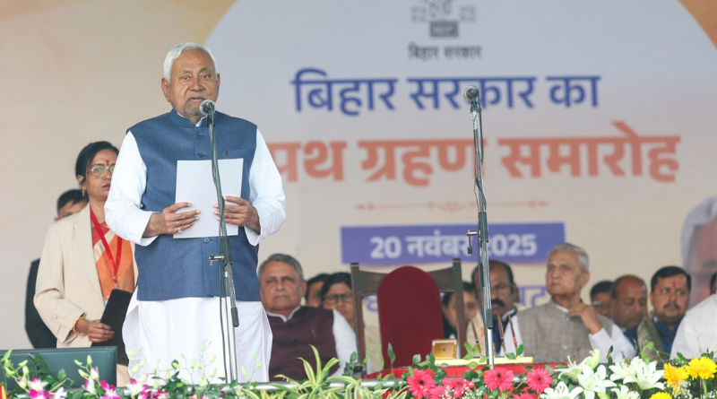 Nitish Kumar allocates portfolios of the new cabinet; BJP’s Samrat Choudhary gets the home ministry.