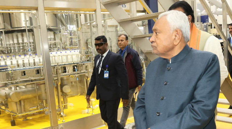 CM Nitish Kumar inspected Bharat Plus Ethanol Plant in Buxar; Management seeks an increase in supply order.