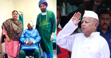 Lalu Prasad Yadav undergoes successful cataract and retina surgery in New Delhi.