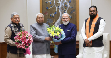 Nitish Kumar meets PM Narendra Modi in New Delhi; Development and political issues discussed.