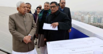 CM Nitish Kumar inspects the under-construction universities in Patna, asks officials to expedite works.