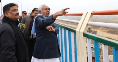 CM Nitish Kumar inspects the plantation and beautification work of JP Ganga Path in Patna.