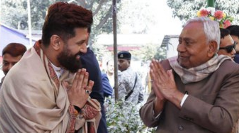 Chirag Paswan extends best wishes to CM Nitish Kumar ahead of Samridhi Yatra.