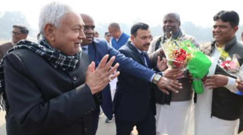 CM Nitish Kumar inaugurates 30 projects during Samridhi Yatra in East Champaran.