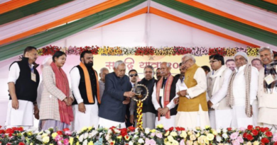 Nitish Kumar inaugurates, lays foundation of 69 projects worth Rs 538 crore in Saran during Samtriddhi Yatra.