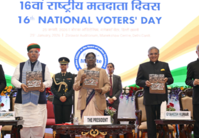 President Droupadi Murmu graces the 16th National Voters’ Day celebrations.