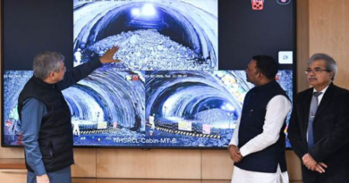 Ashwini Vaishnaw announced that a successful second mountain tunnel was achieved for the Mumbai-Ahmedabad bullet train project.