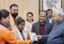 Bihar CM Nitish Kumar honours blind Women’s World Cup winner Anu Kumari.