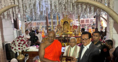 Sacred Devnimori relics of Lord Buddha return to India after historic exhibition in Sri Lanka.