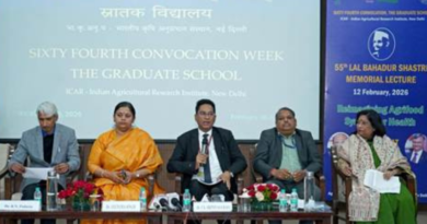 ICAR-IARI to hold 64th Convocation; Shivraj Singh Chouhan to confer degrees on graduates.