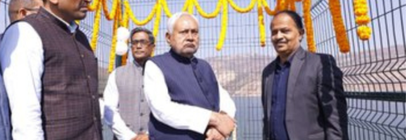 Nitish Kumar directed officials to expedite the Ganga water project in Rajgir.