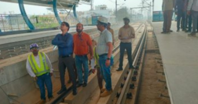 An inspection was conducted on the priority corridor of Patna Metro to assess operational readiness.