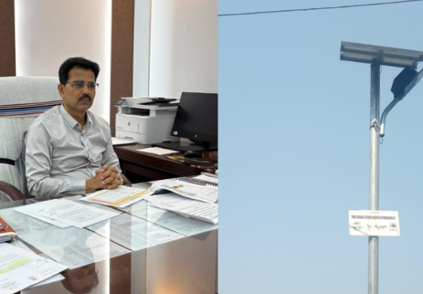 The installation of solar street lights in Bihar’s 17 districts has been accelerated by the Panchayati Raj department.