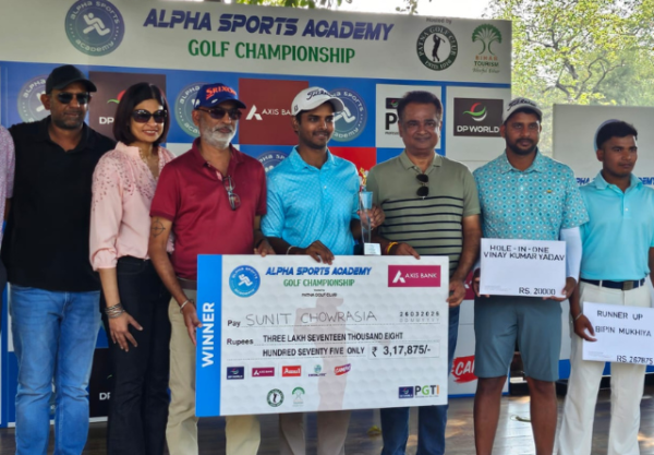 PGTI NEXTGEN ALPHA golf championship concludes in Patna; Sunit Chowrasia emerges winner.