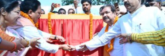 Road and highway projects gain momentum in Bihar; Dilip Jaiswal inaugurated the strengthening work of a 4-lane road in Araria.