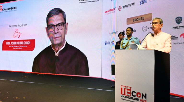 Asim Kumar Ghosh inaugurates TiEcon Chandigarh 2026, highlighting India’s startup growth.