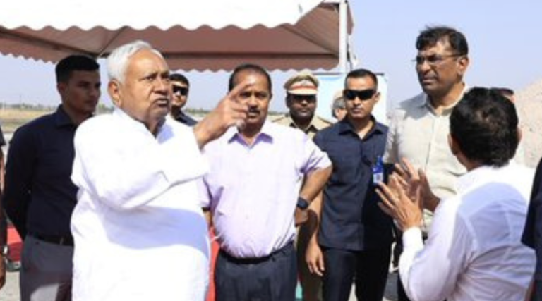 Nitish Kumar reviews Patna-Bettiah expressway work, pushes for fast completion.