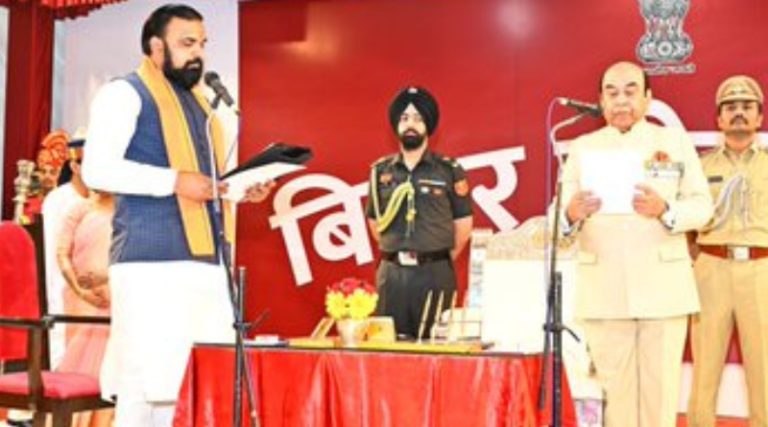 Samrat Choudhary takes oath as Bihar’s 24th Chief Minister.