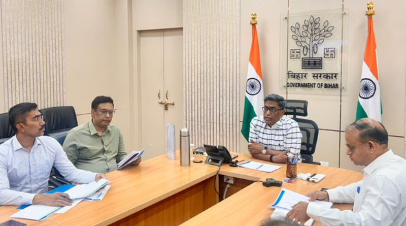 Bihar CS Pratyaya Amrit reviewed two major infrastructural projects and directed officials to expedite works.