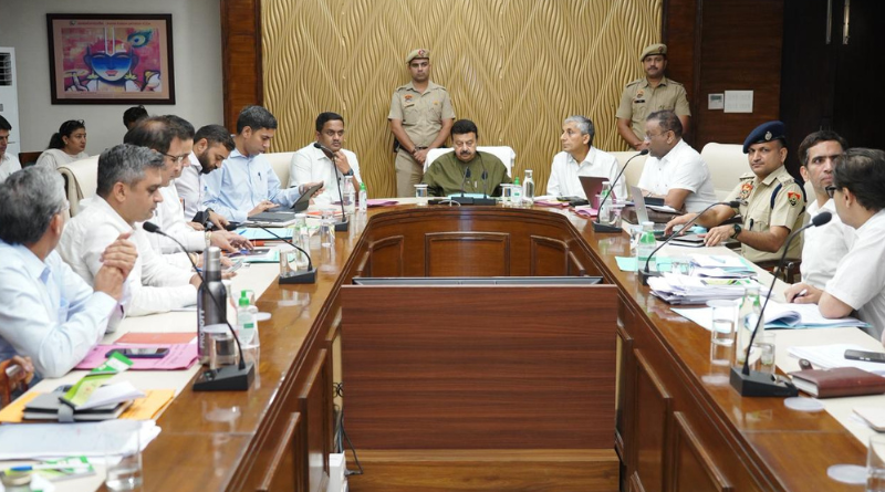 Rao Narbir Singh chairs a high-level review on pollution control in Gurugram.