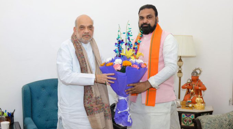 Samrat Choudhary met Home Minister Amit Shah in New Delhi before the cabinet expansion in Bihar.