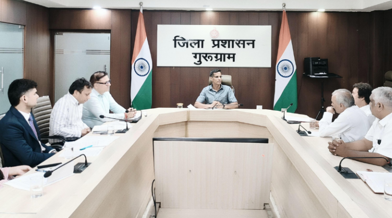 DC Uttam Singh chairs a meeting to strengthen electoral roll transparency in Gurugram.