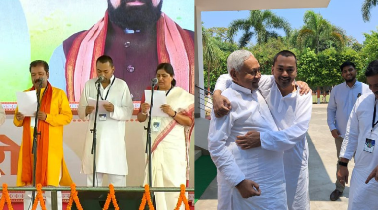 Nishant Kumar vows to carry forward Nitish Kumar’s development agenda after joining the Samrat cabinet.