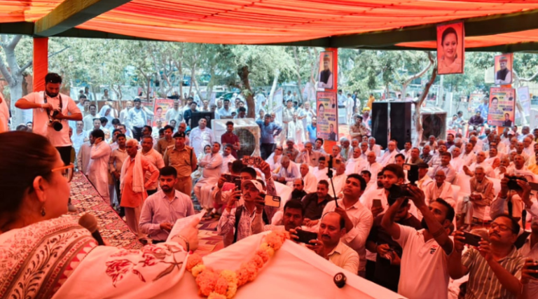 Haryana Minister Aarti Singh Rao at the Pataudi event says politics is a medium for the public.