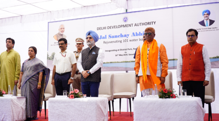 DDA launched Jal Sanchay Abhiyaan to rejuvenate 101 water bodies in Delhi.