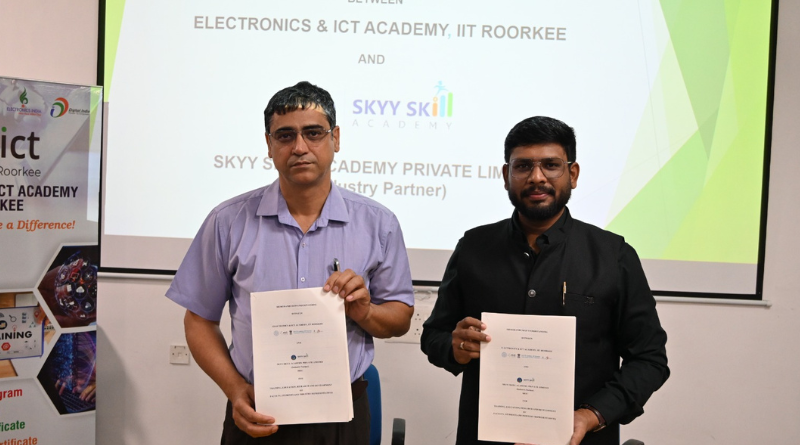 IIT Roorkee partners with SkySkill Academy to launch EV technology courses.