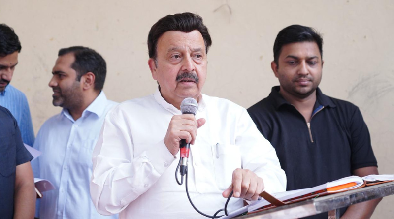 Rao Narbir Singh laid the foundation stone of 26 projects to boost civic infrastructure.