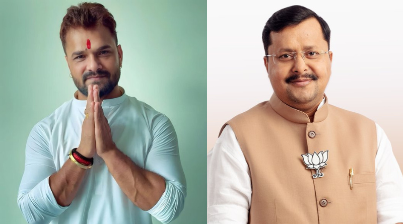 Khesari Lal Yadav met with the BJP chief Nitin Nabin in Patna; political speculation of shifting sides intensified.