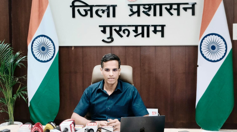 Uttam Singh announced that the SIR-2026 door-to-door voter list revision drive will begin in Gurugram from June 15.