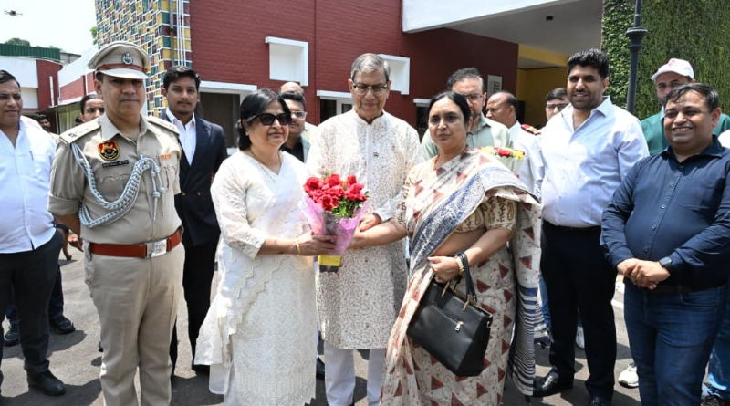 Governor Ashim Kumar Ghosh flags off 9 new Red Cross ambulances to strengthen emergency healthcare services in Haryana.