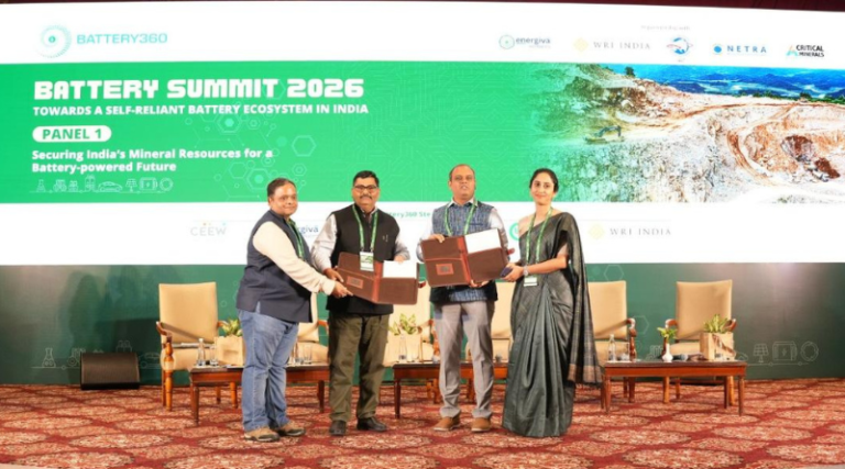 IIT Roorkee and WRI India partner to advance sustainable battery ecosystems; signed MoU.