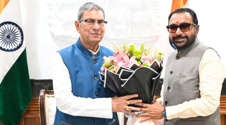 Ashim Kumar Ghosh reviews AIIMS Rewari's progress and discusses healthcare and Ayush expansion with the Union Minister.