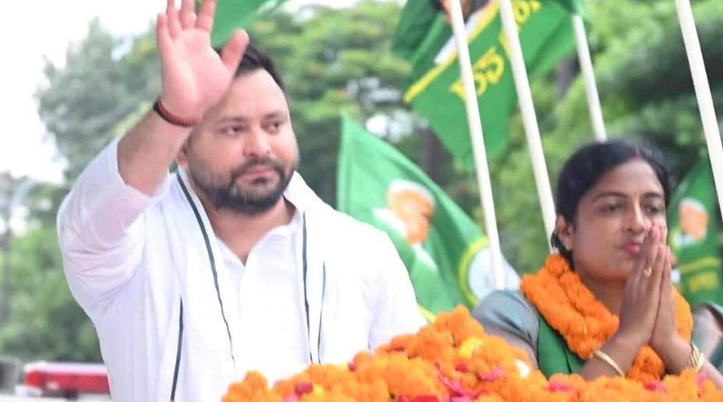 Tejashwi Yadav leads grand alliance roadshow for Rekha Gupta, calls Bankipur by-poll a turning point.