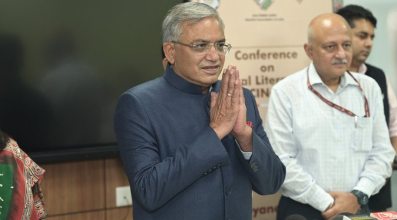 CEC Gyanesh Kumar interacts with 500 BLOs at Nalanda University.